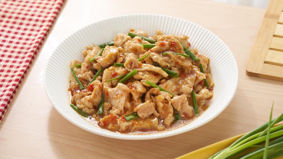 หมูผัดน้ำมันหอย