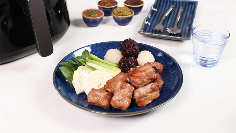 ซี่โครงหมูทอดสามเกลอ