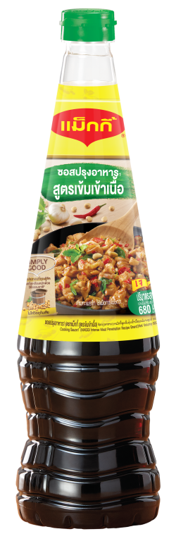 ซอสปรุงรส ฝาเขียว สูตรเข้มเข้าเนื้อ ตราแม็กกี้
