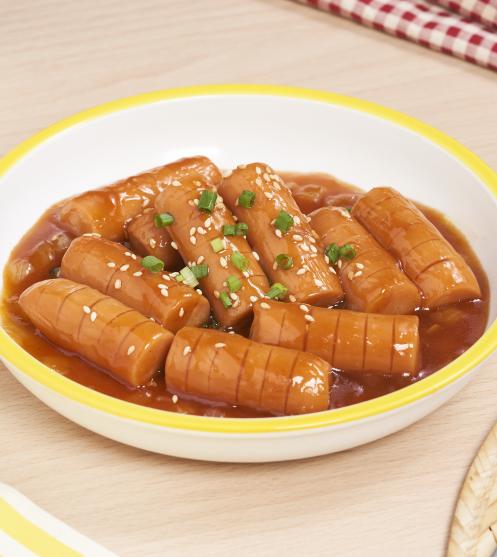 ไส้กรอกผัดซอส
