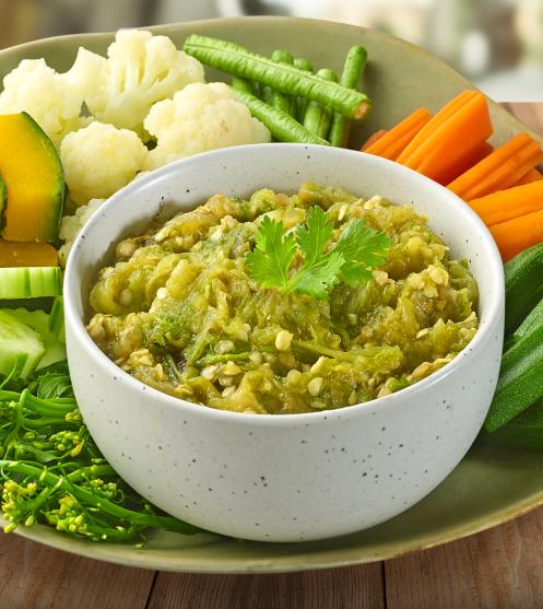 northern-green-chilli-paste-vegetarian-food