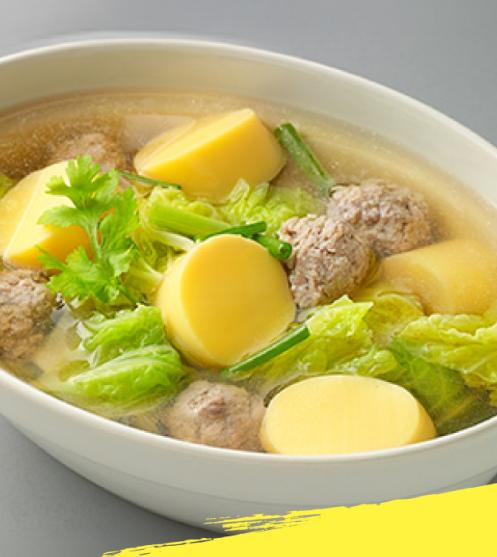 ต้มจืดเต้าหู้หมูสับ