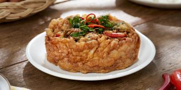 ไข่เจียวกะเพราแซ่บ